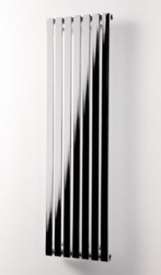ULTRAHEAT LINEAR CHROME 2000mm x 480mm CONTEMPORARY VERTICAL PANEL RADIATOR, LS2009C